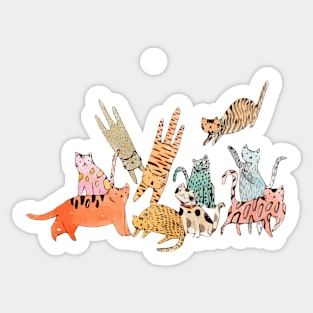 Cat lovers Sticker